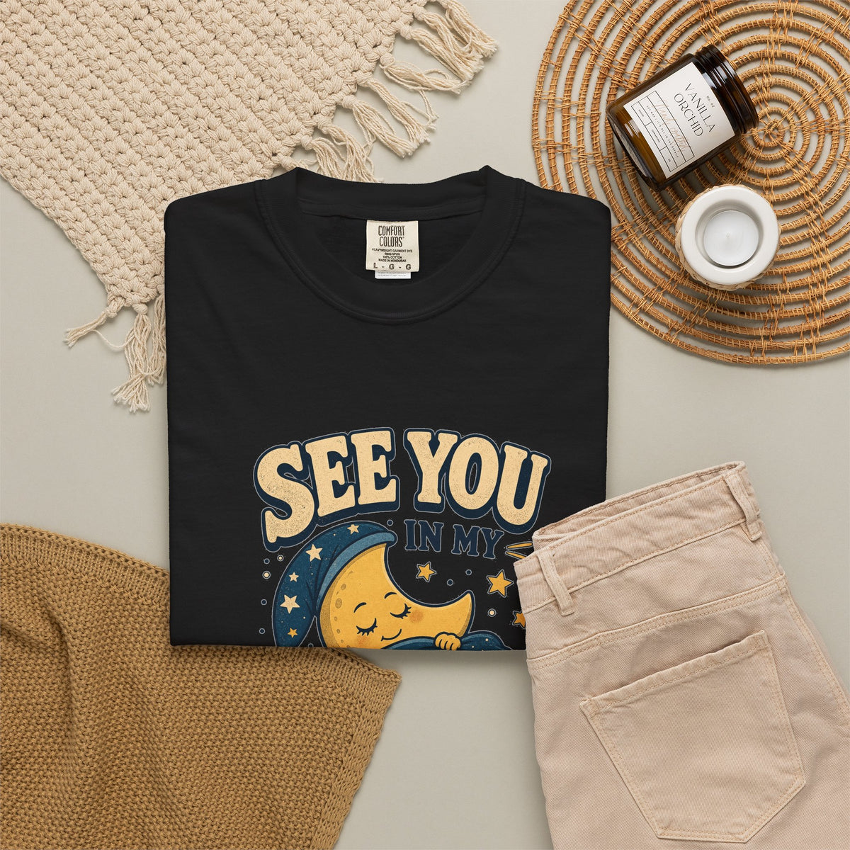 T-shirt rétro humour « See You in My Dreams »