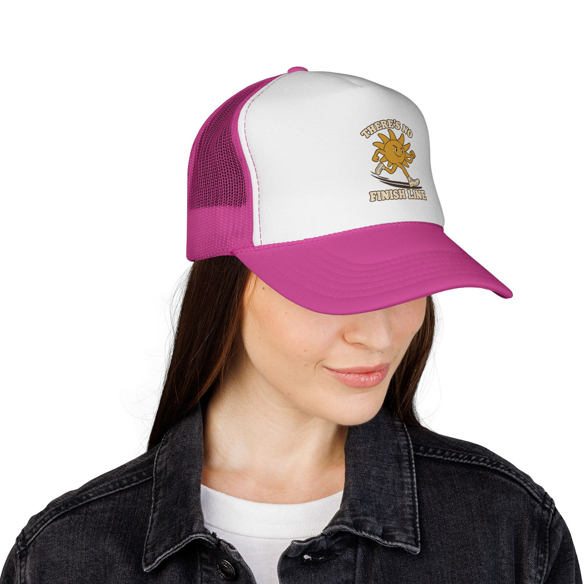Casquette trucker course à pied « Soleil Mascotte »