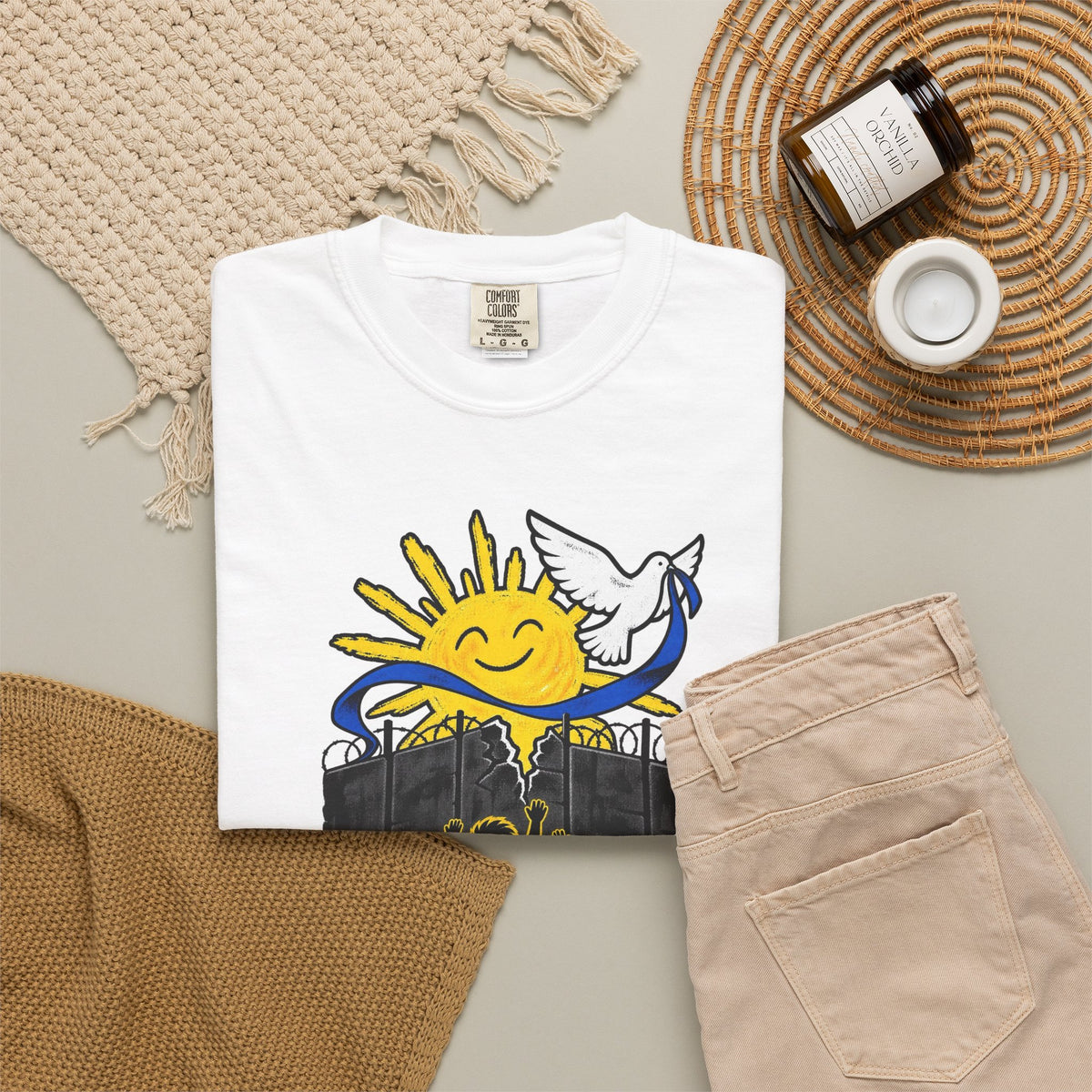T-shirt solidarité enfance « Leur liberté, notre devoir »