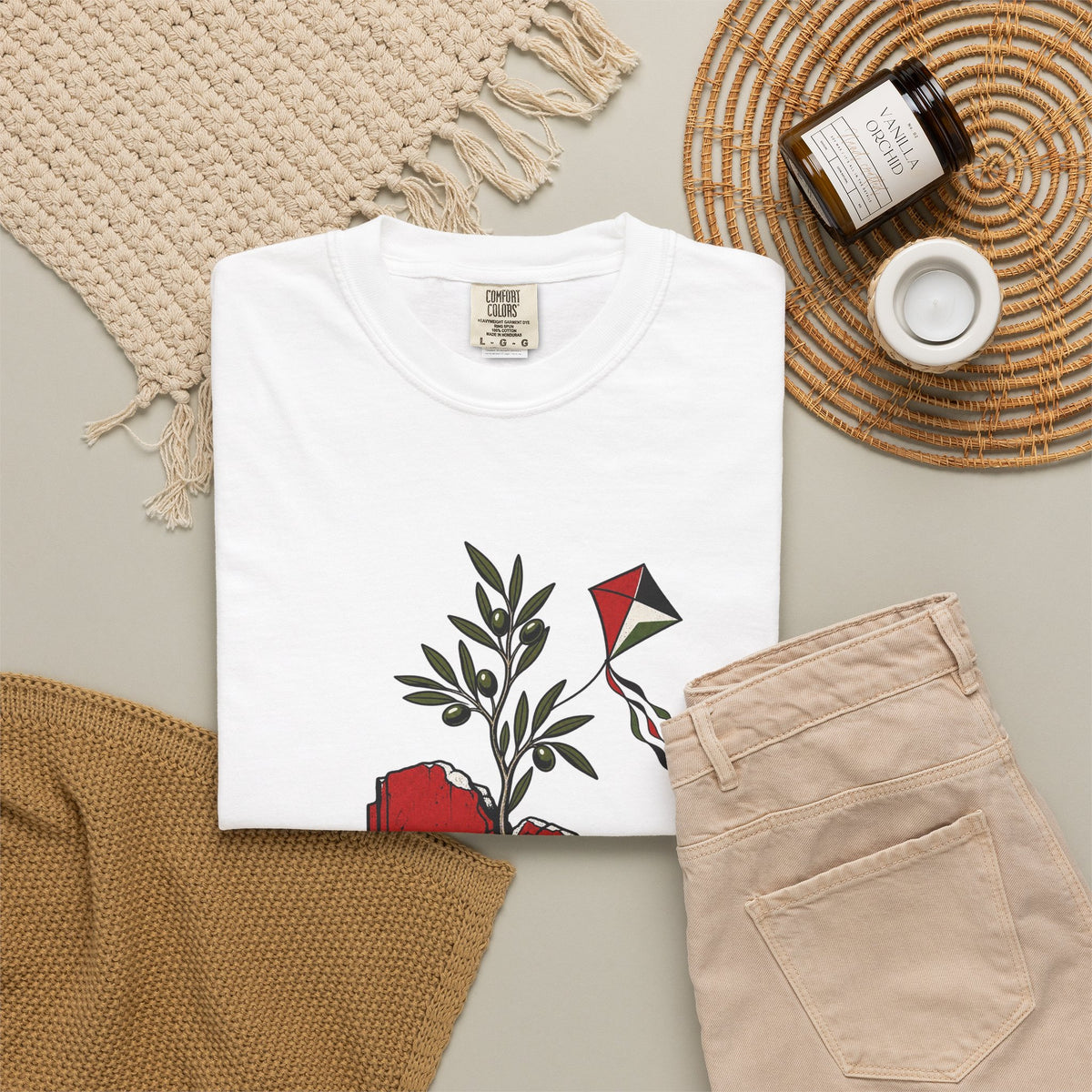 T-shirt solidarité enfance « Les enfants de Gaza ont droit à la vie »