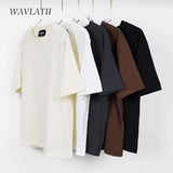 T-shirt Essentiel Heavyweight écru, coupe oversize, porté