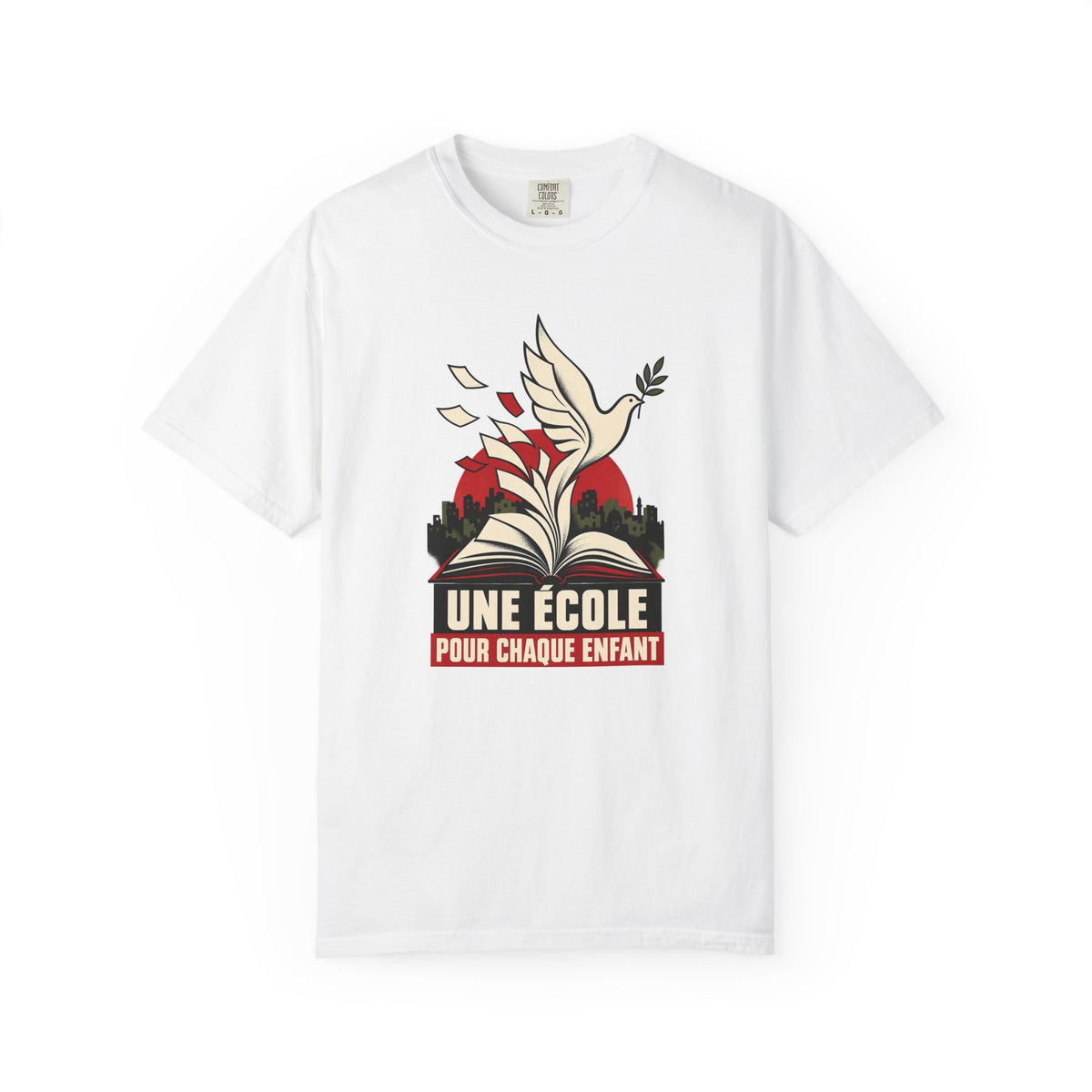 T-shirt unisexe « Une école pour chaque enfant »