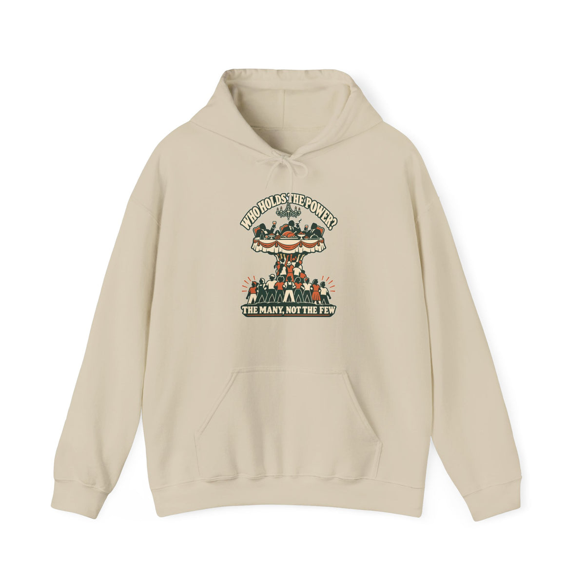 Hoodie message social « Who Holds the Power? »