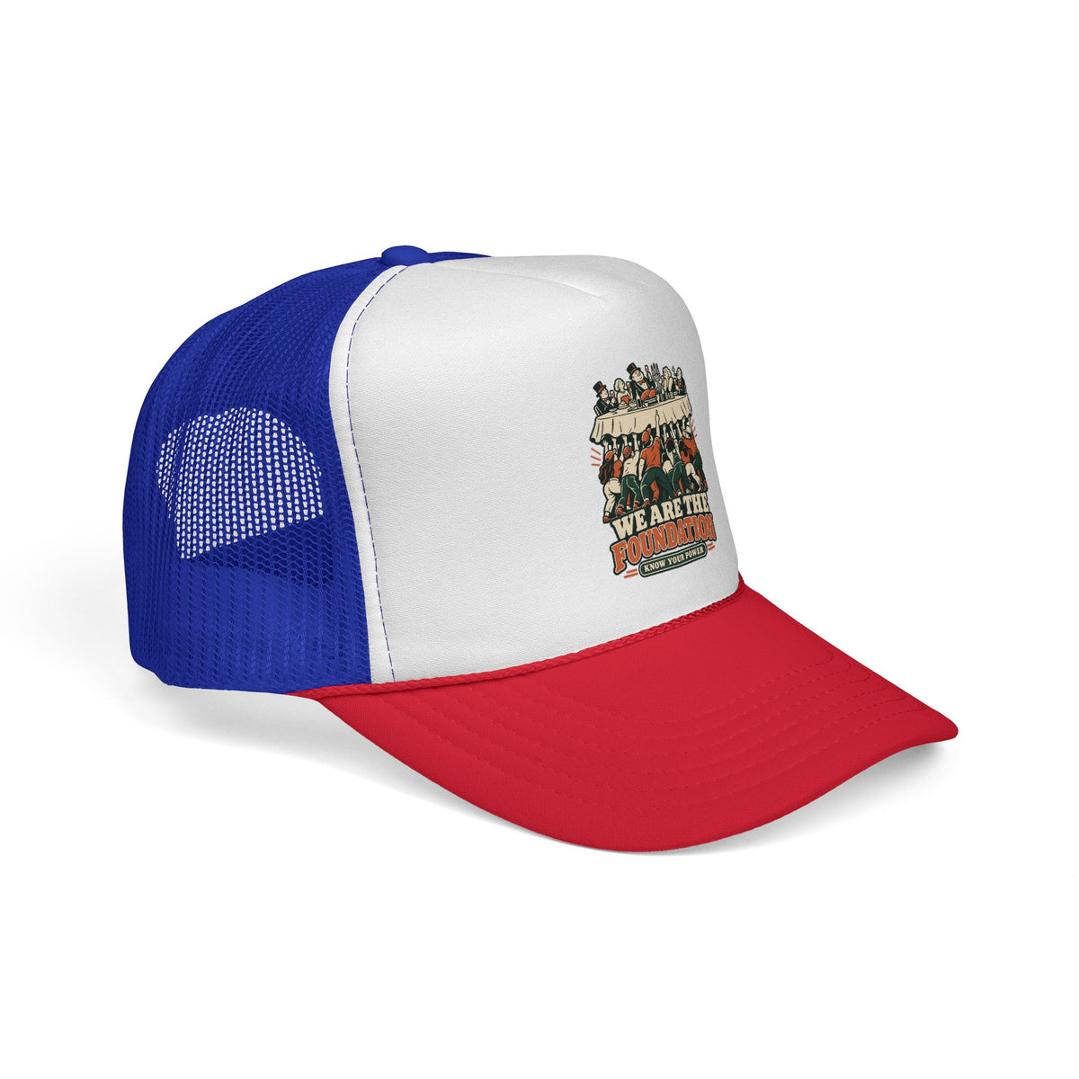 Casquette trucker message social « We Are the Foundation »