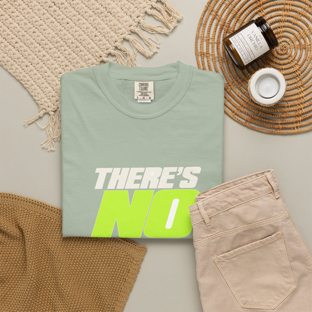 T-shirt course à pied rétro « No Neon »