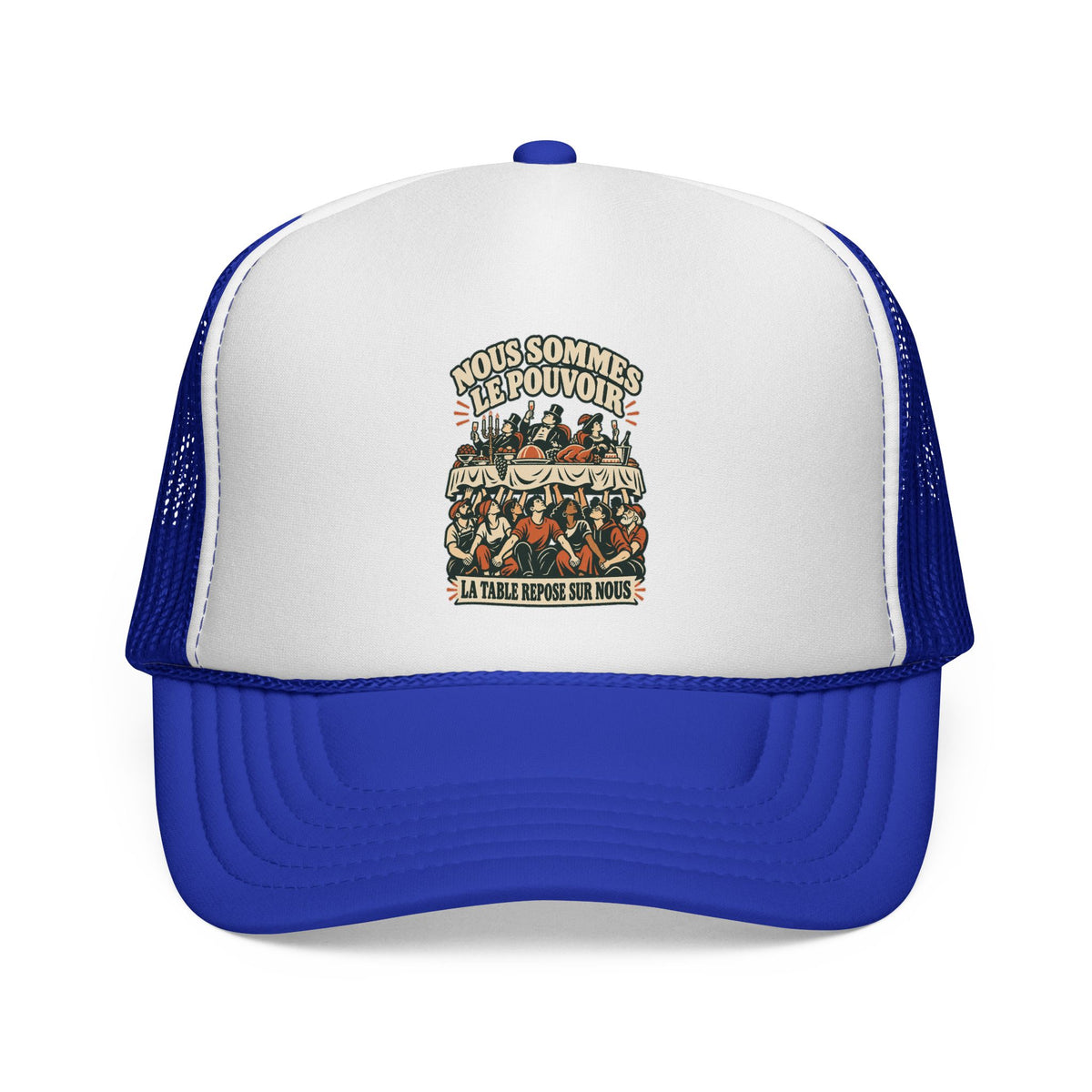 Casquette trucker message social « Nous sommes le pouvoir »