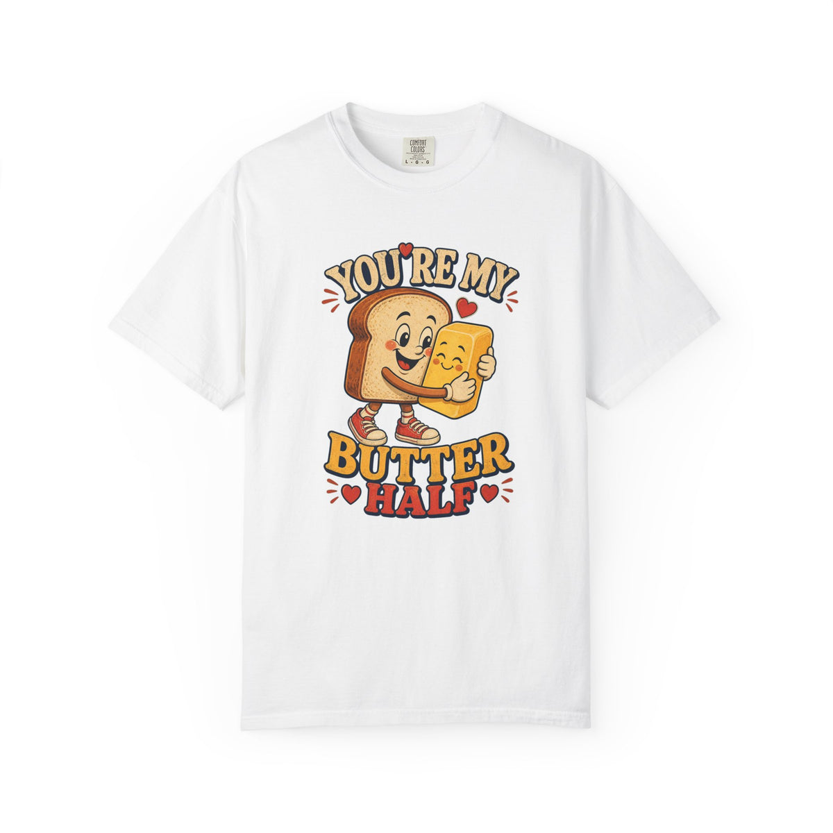 T-shirt rétro « You're My Butter Half »