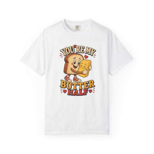 T-shirt rétro « You're My Butter Half »
