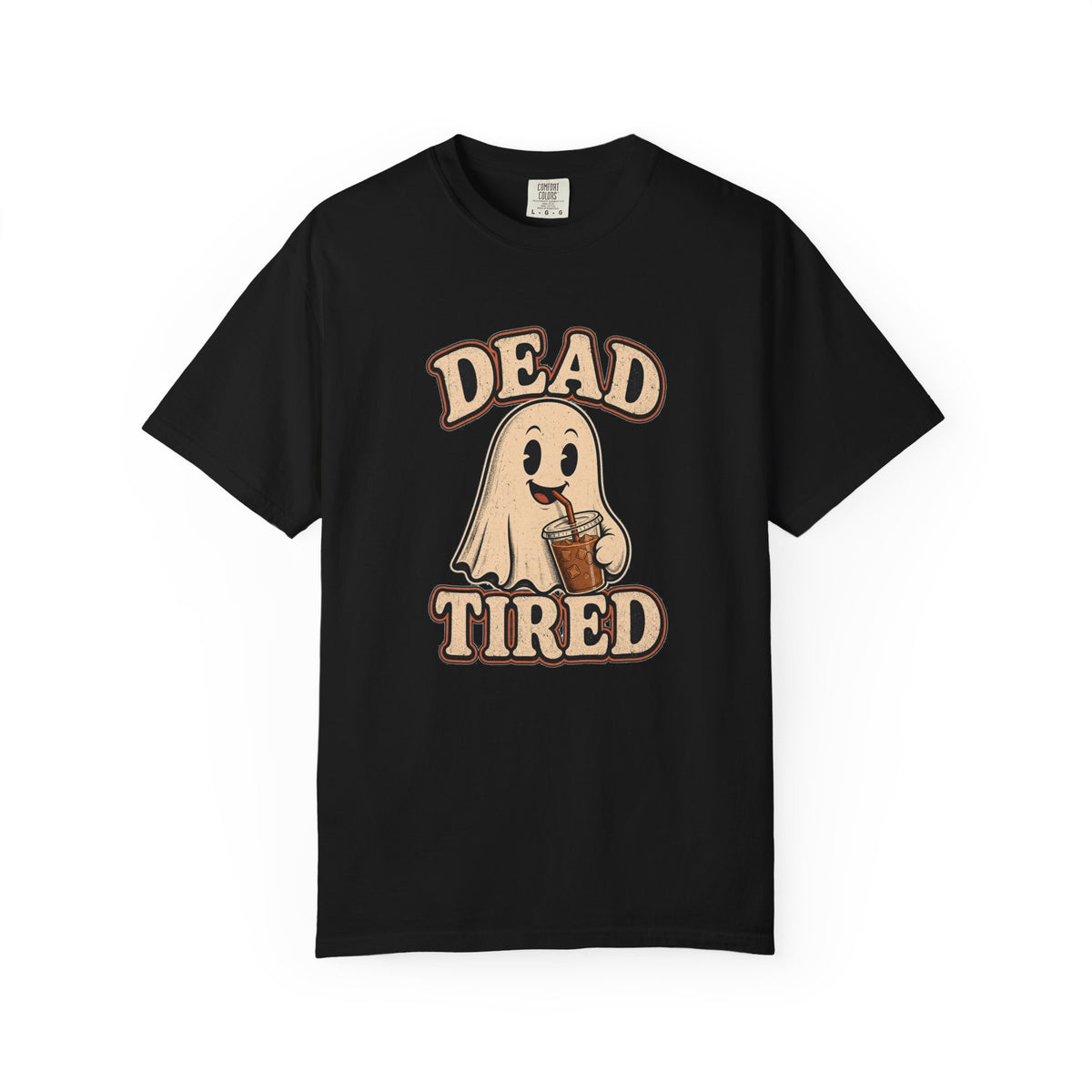 T-shirt rétro humour « Dead Tired »