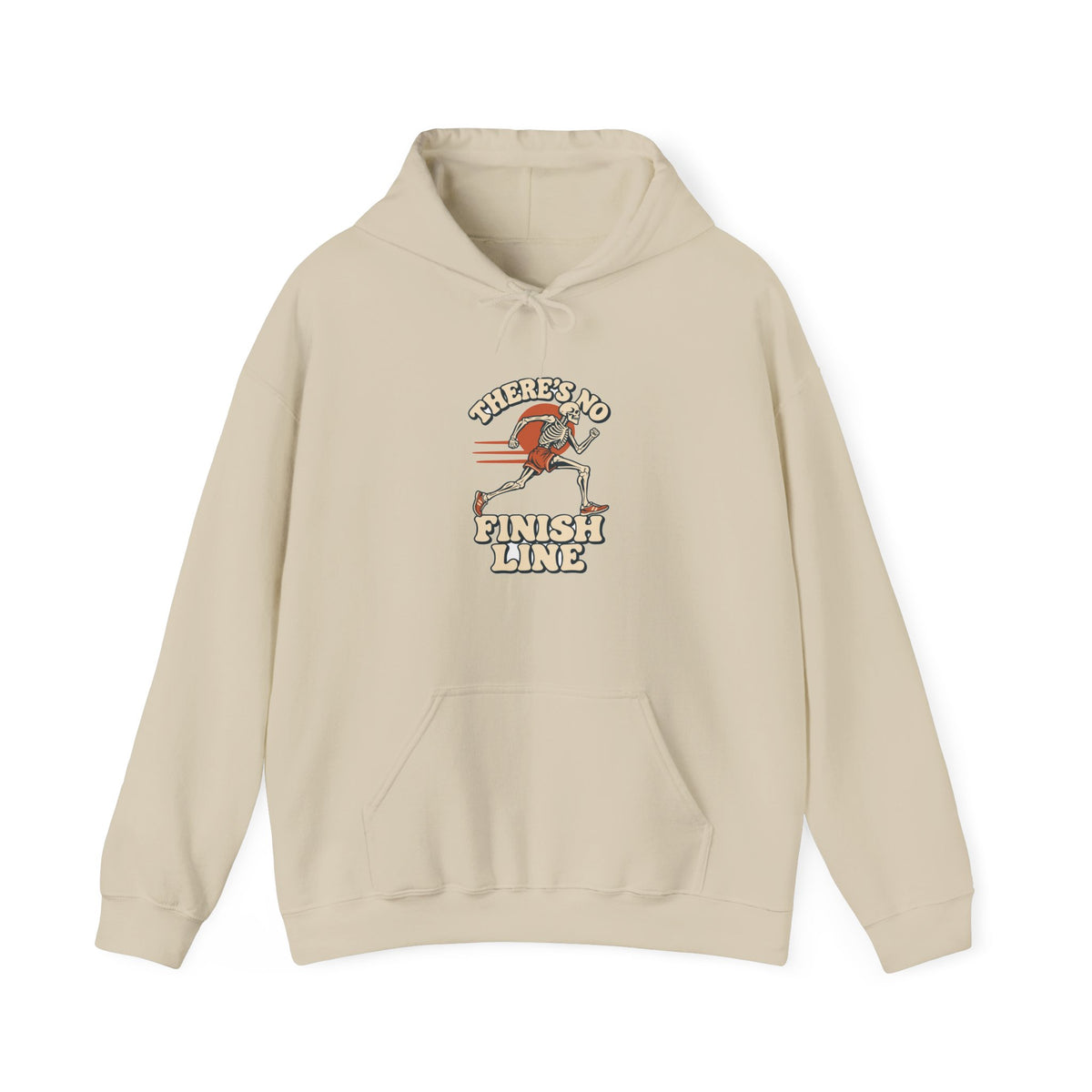 Hoodie course à pied rétro « Squelette »