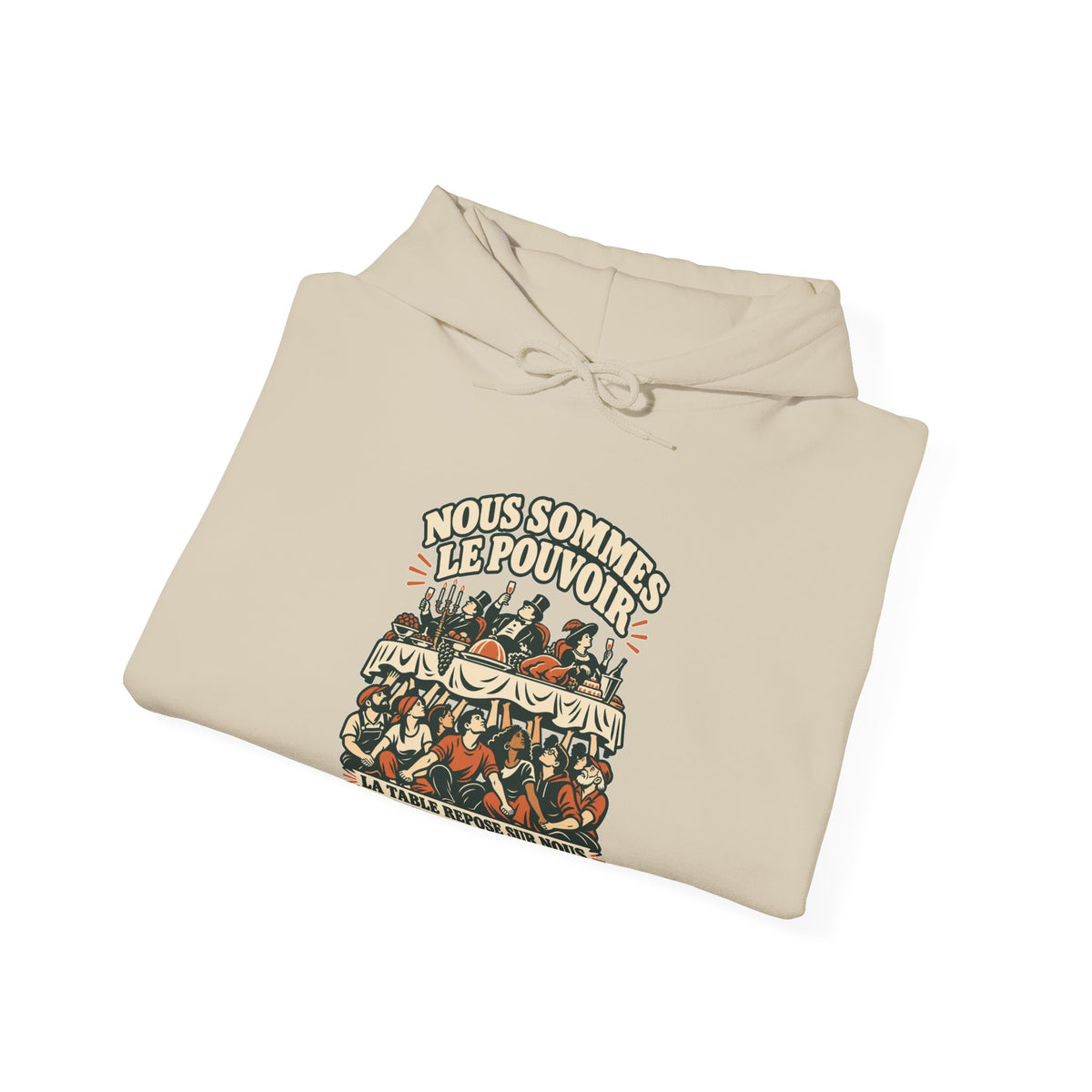 Hoodie message social « Nous sommes le pouvoir »