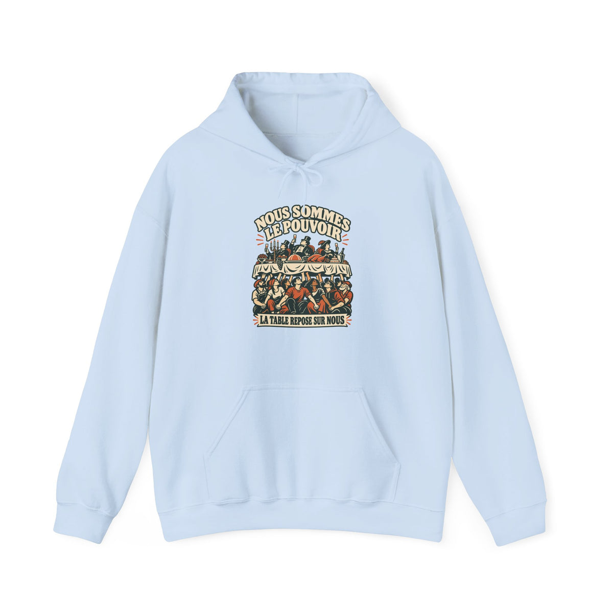 Hoodie message social « Nous sommes le pouvoir »