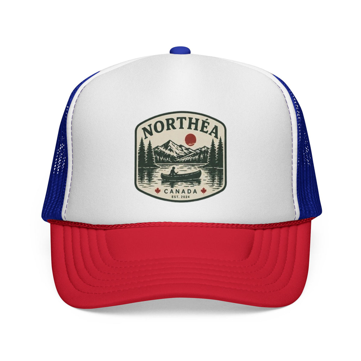 Casquette trucker canadienne « Lac et Canot »