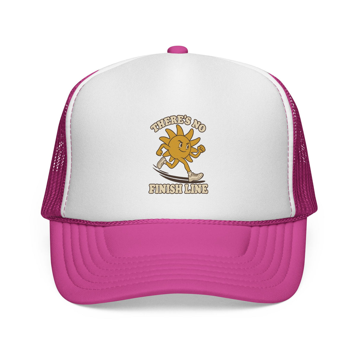 Casquette trucker course à pied « Soleil Mascotte »