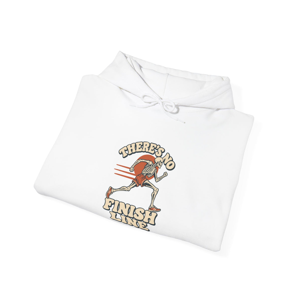 Hoodie course à pied rétro « Squelette »