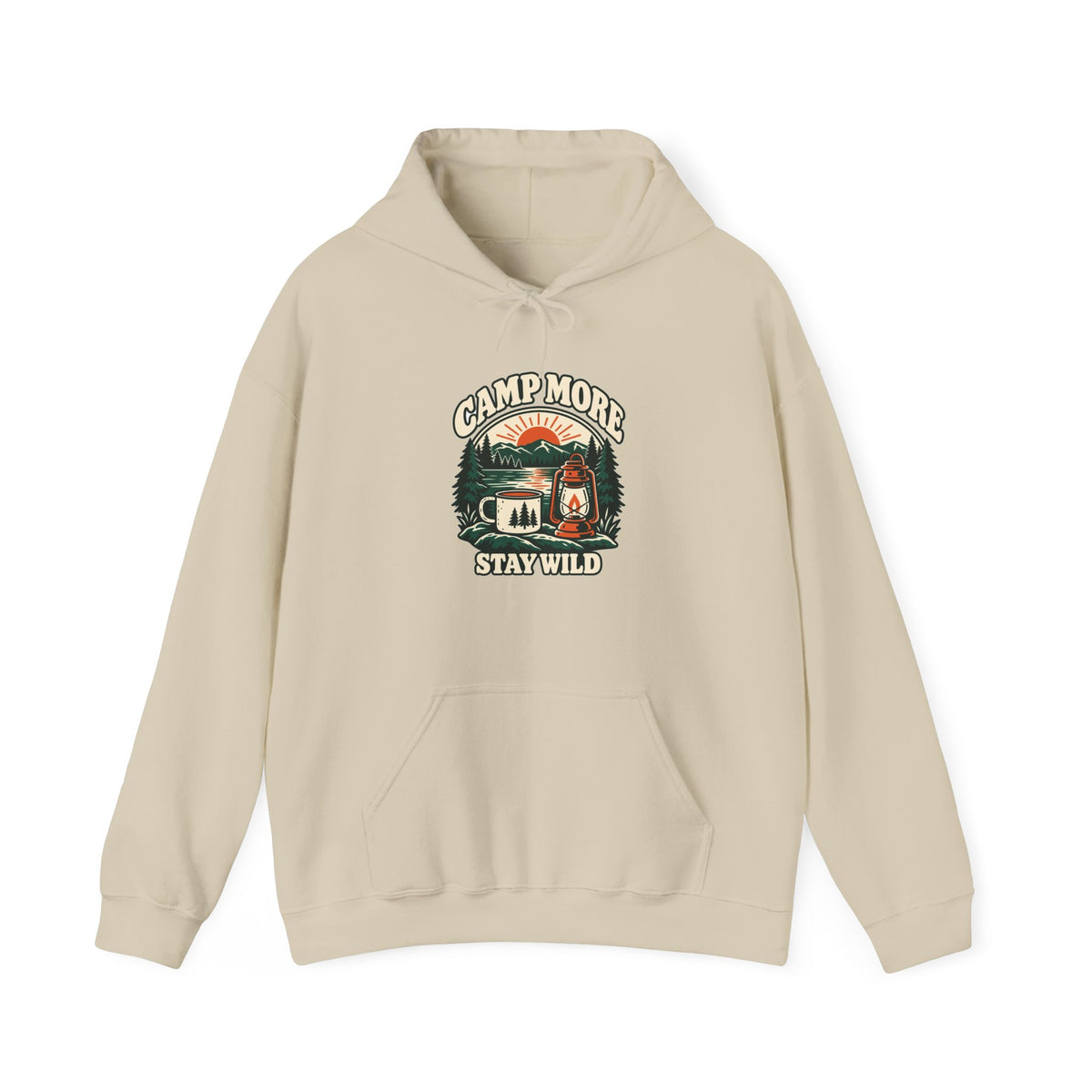 Hoodie plein air canadien « Camp More »