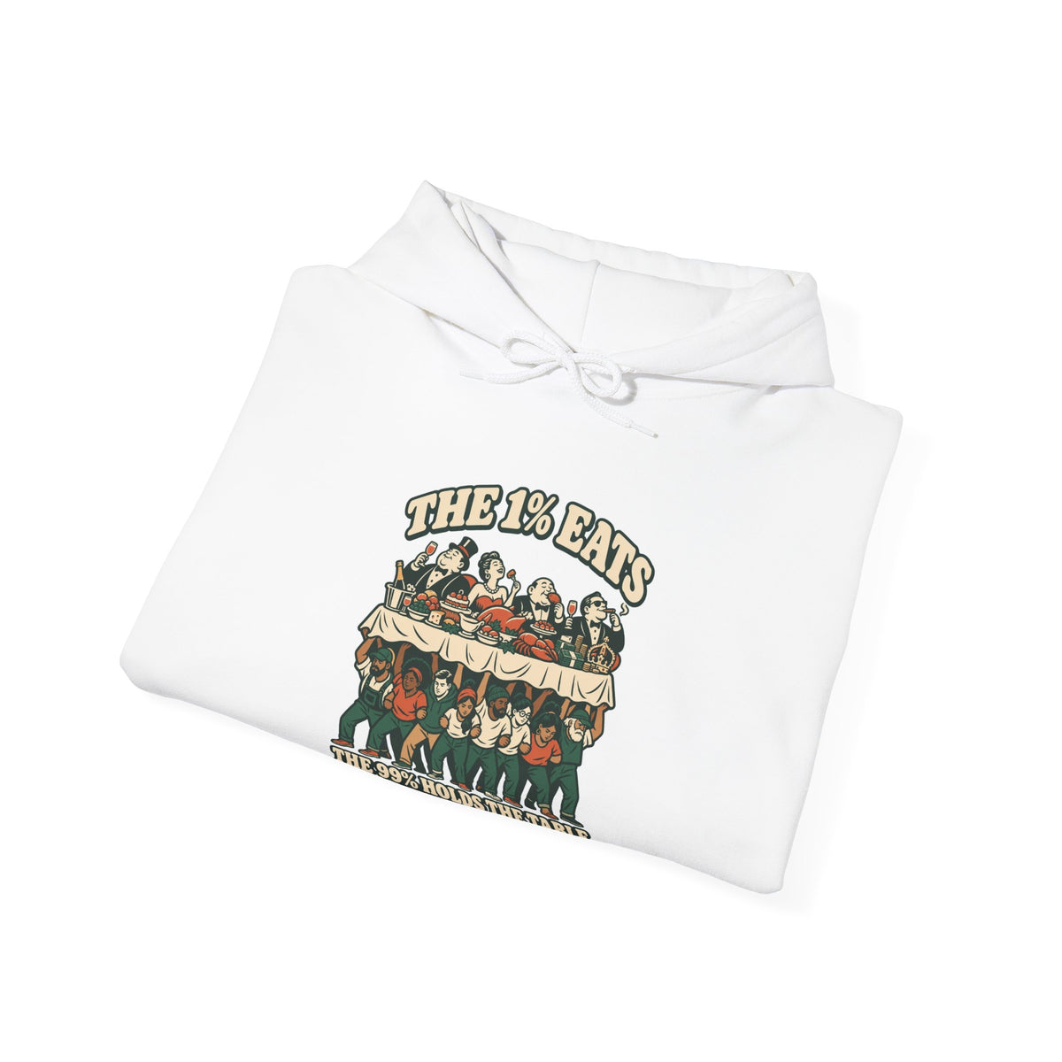 Hoodie message social « The 1% Eats »