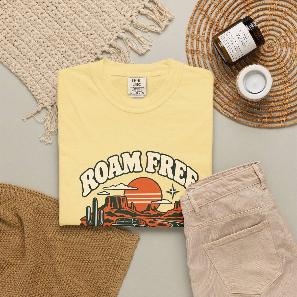 T-shirt plein air canadien « Roam Free »