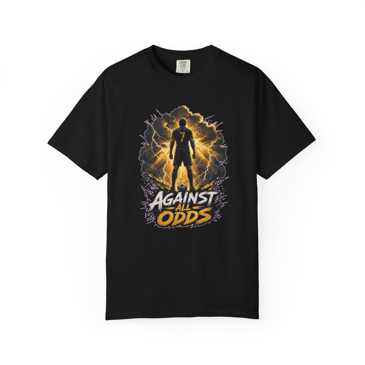 T-shirt soccer motivation « Against All Odds »