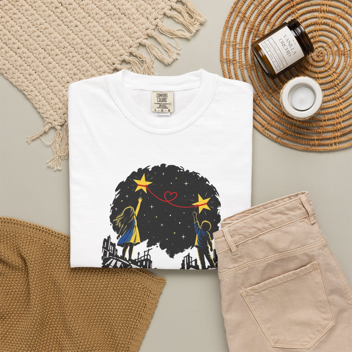 T-shirt solidarité enfance « Chaque enfant compte »