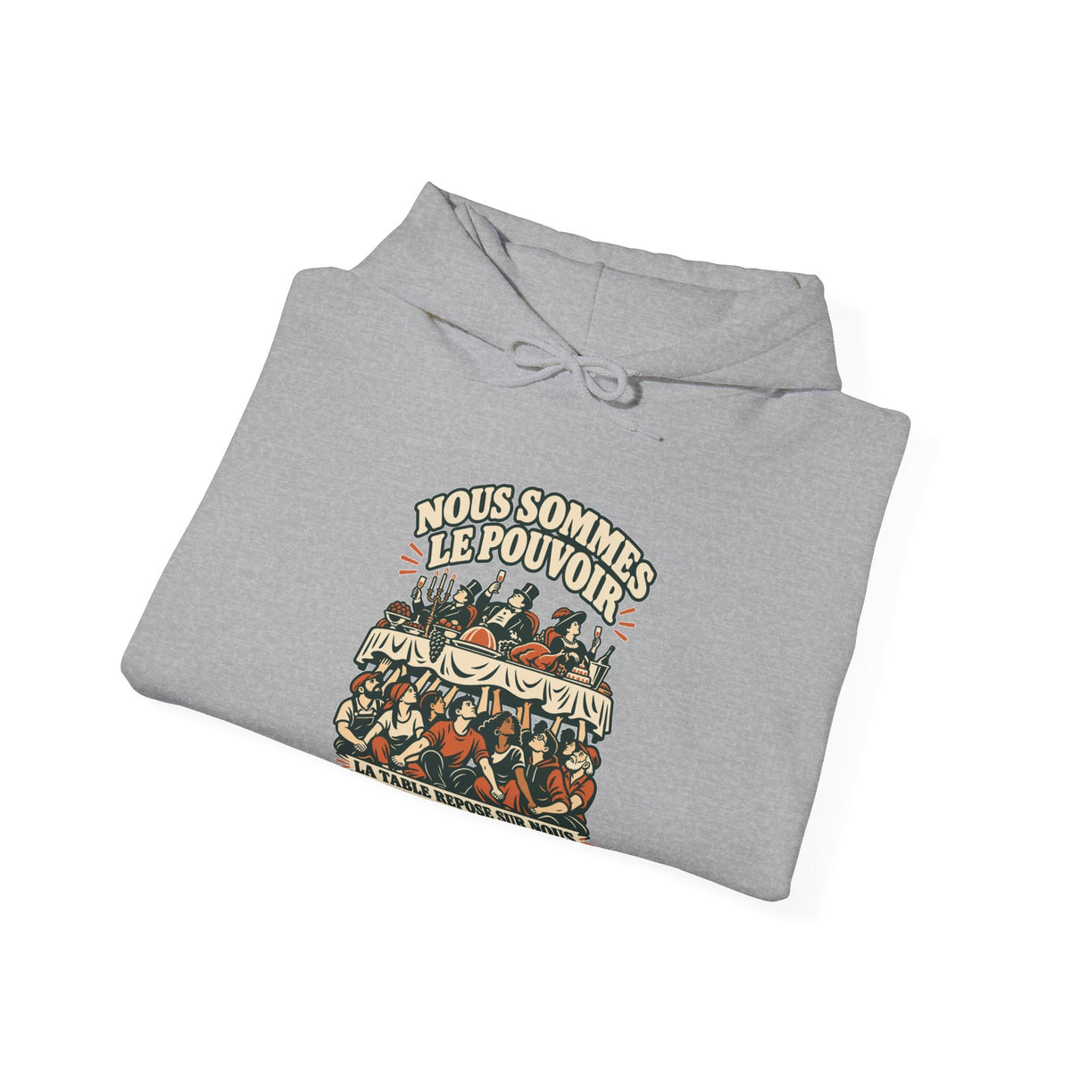 Hoodie message social « Nous sommes le pouvoir »