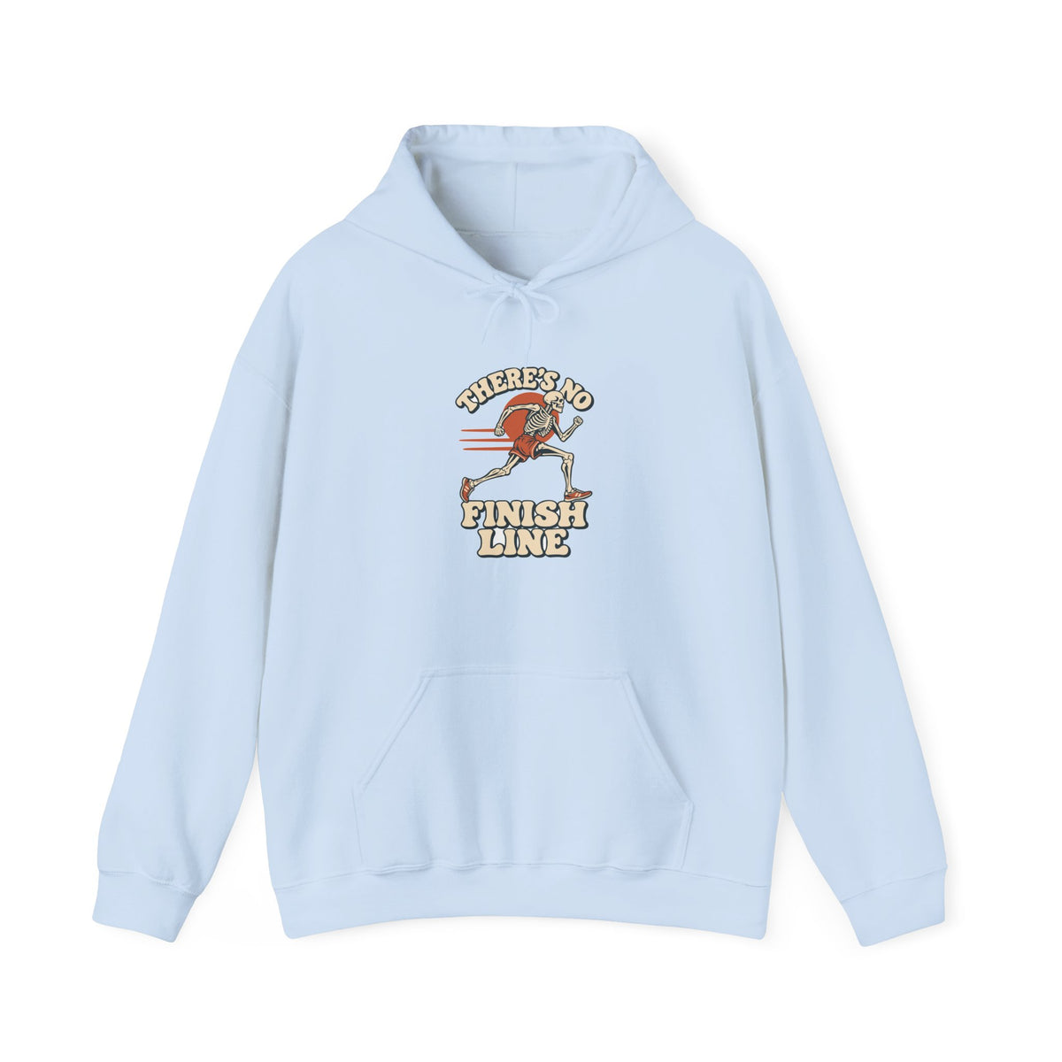 Hoodie course à pied rétro « Squelette »