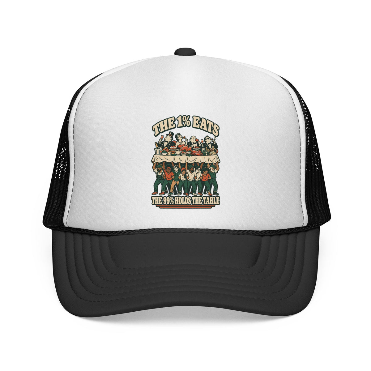 Casquette trucker « The 1% Eats »
