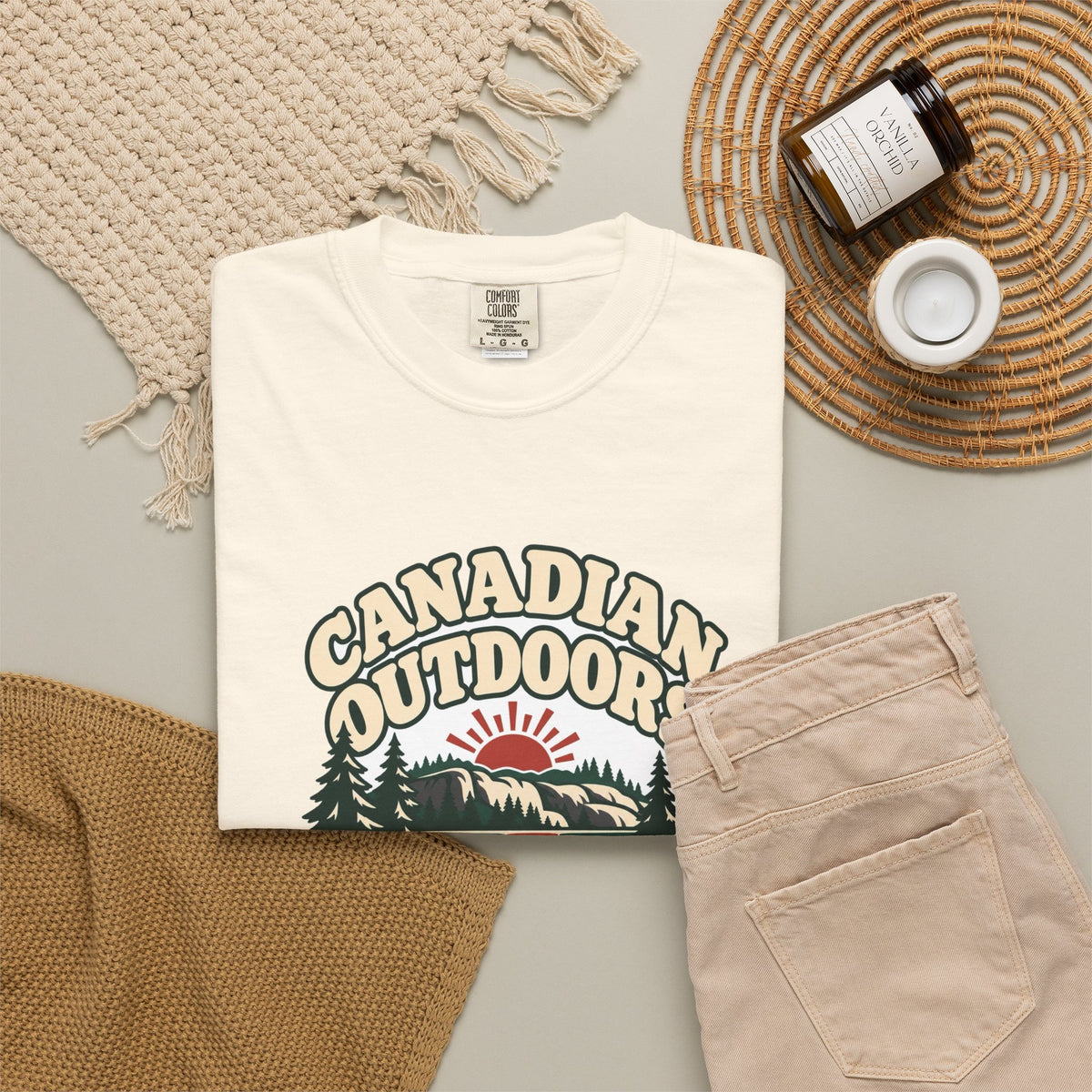 T-shirt plein air canadien « Canadian Outdoors »