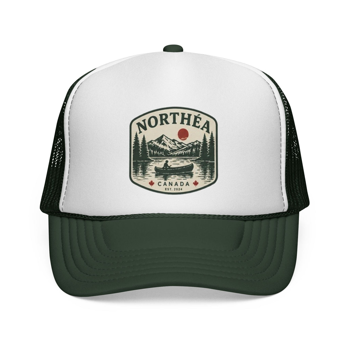 Casquette trucker canadienne « Lac et Canot »