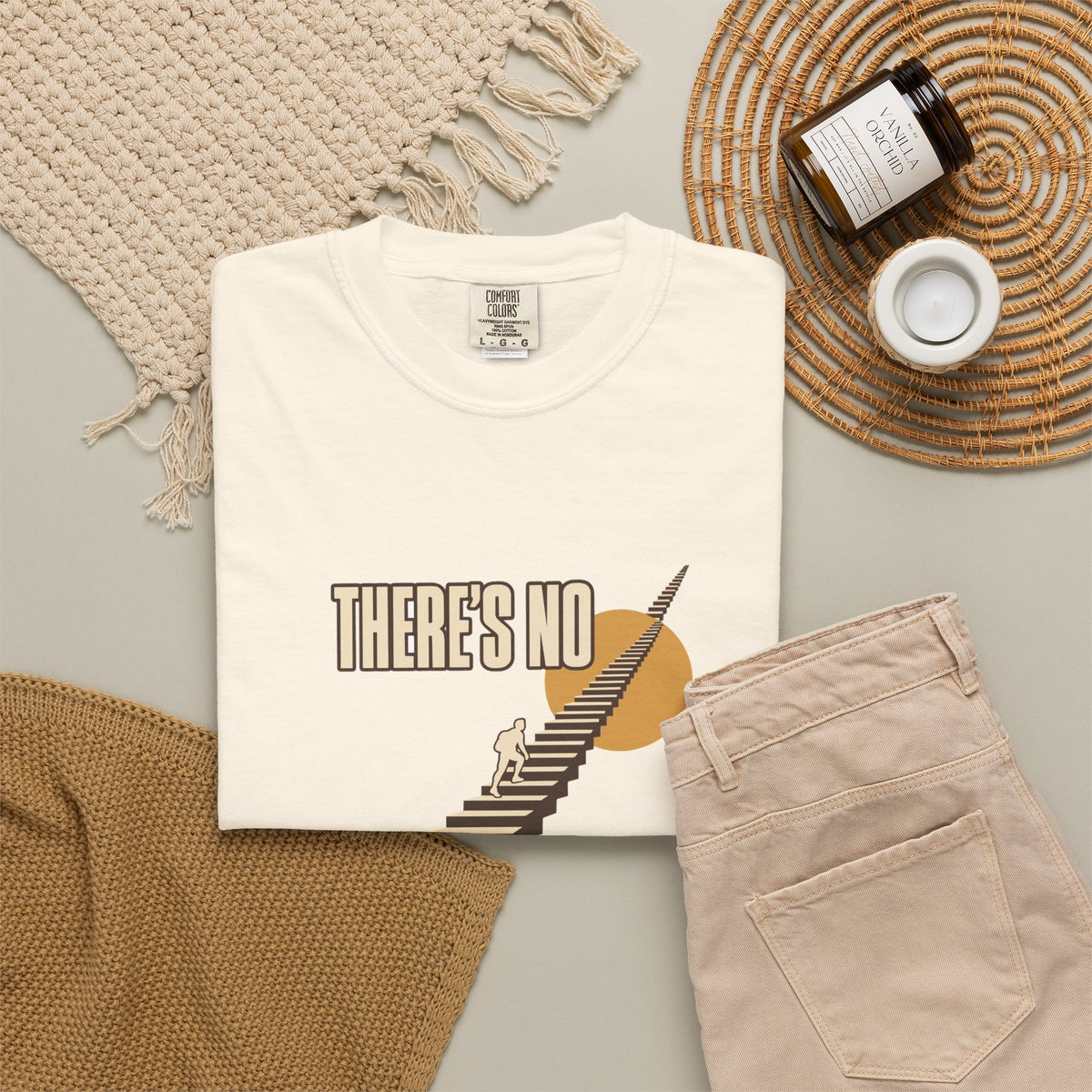 T-shirt course à pied rétro « Escalier »