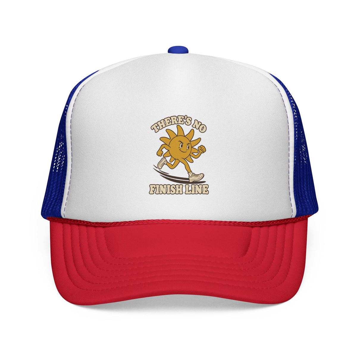 Casquette trucker course à pied « Soleil Mascotte »