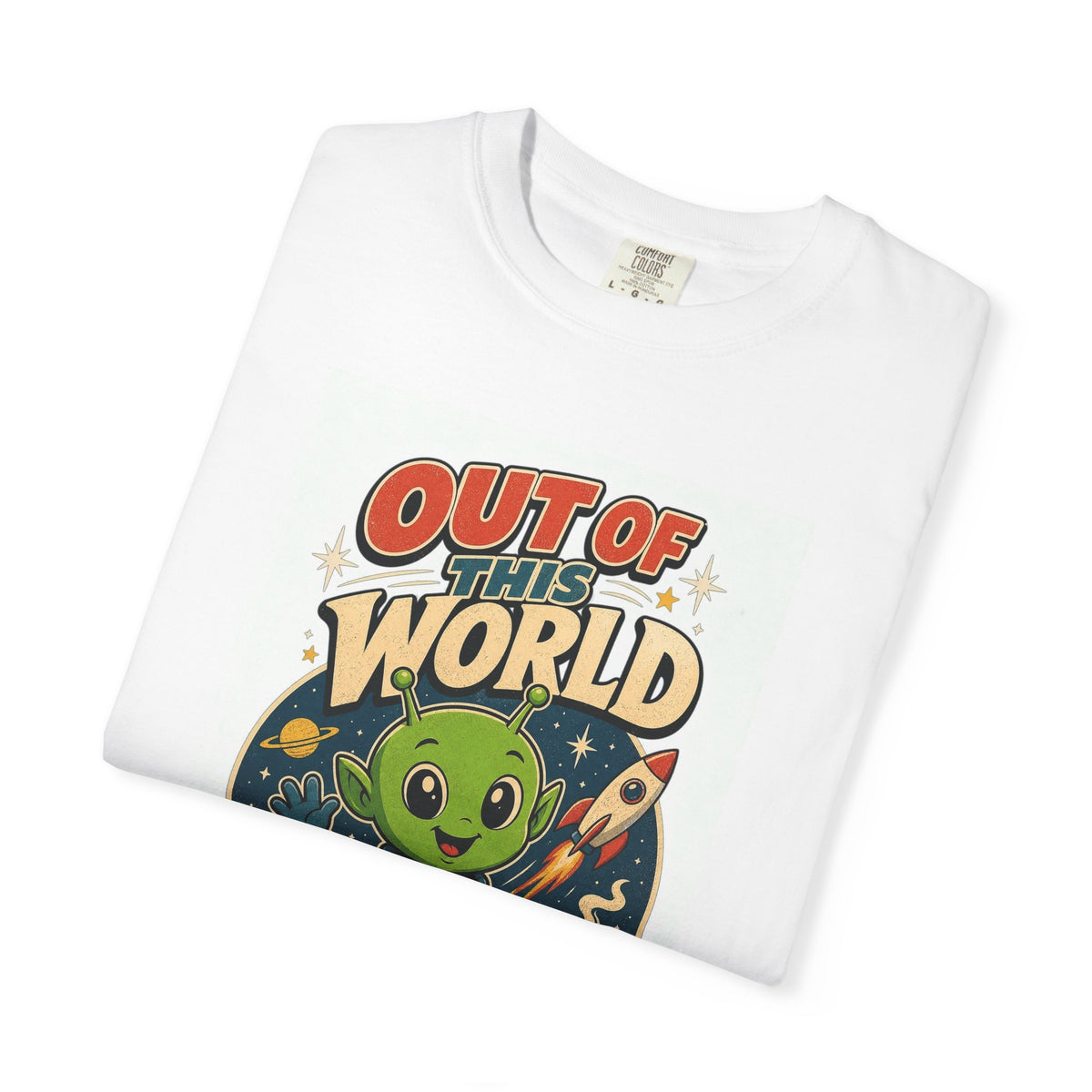 T-shirt rétro humour « Out of This World »