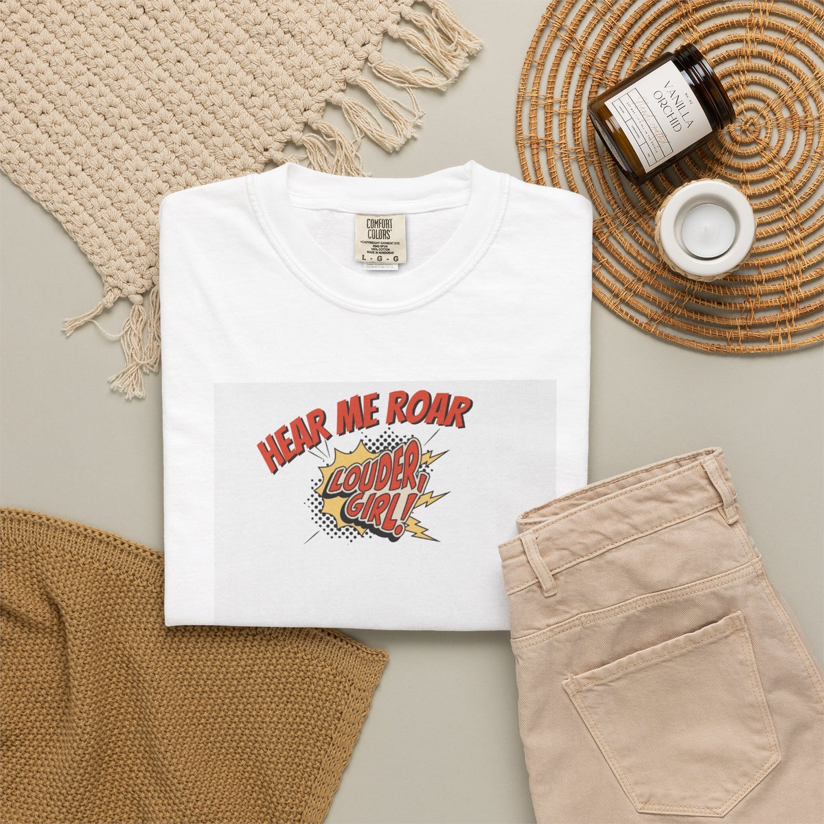 T-shirt rétro humour « Hear Me Roar »