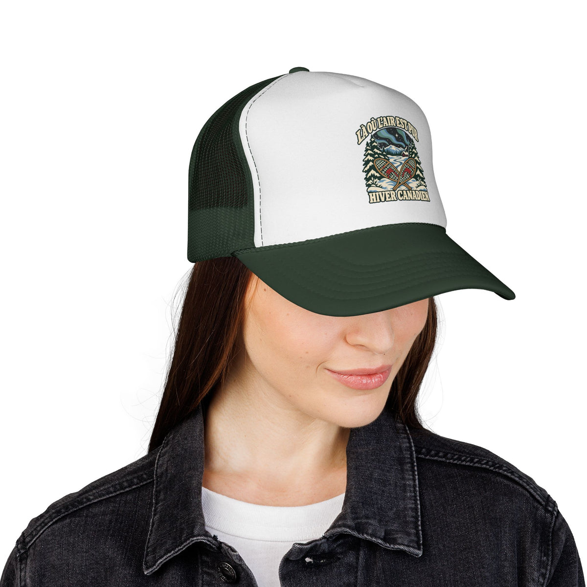 Casquette trucker plein air canadien « Hiver Canadien »