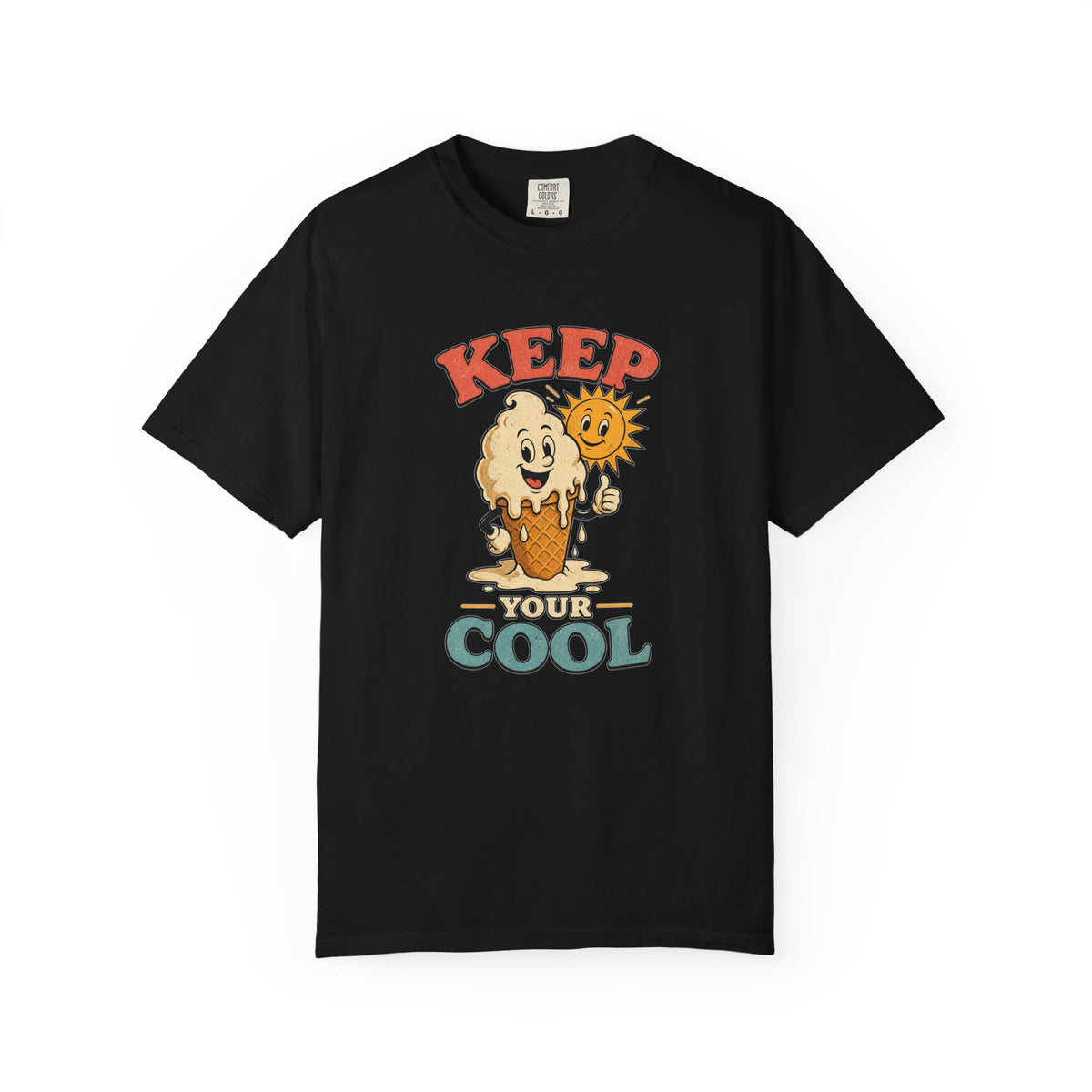 T-shirt rétro humour « Keep Your Cool »