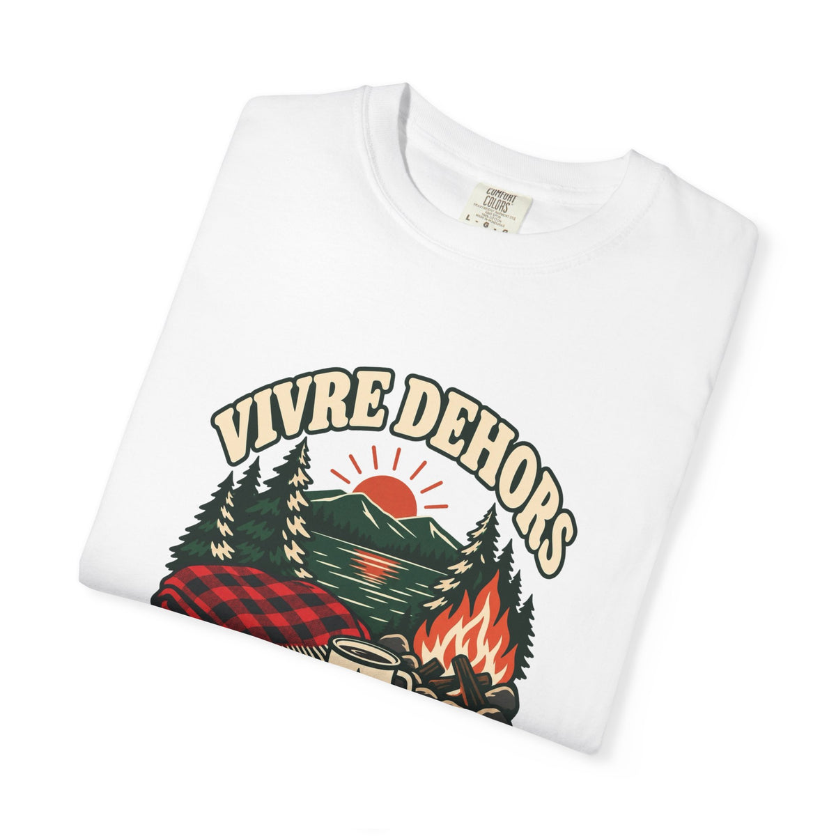 T-shirt plein air canadien « Vivre Dehors »