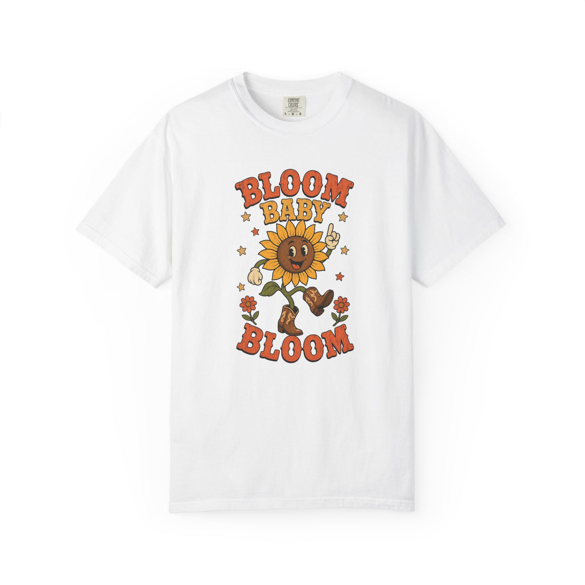 T-shirt rétro « Bloom Baby Bloom »