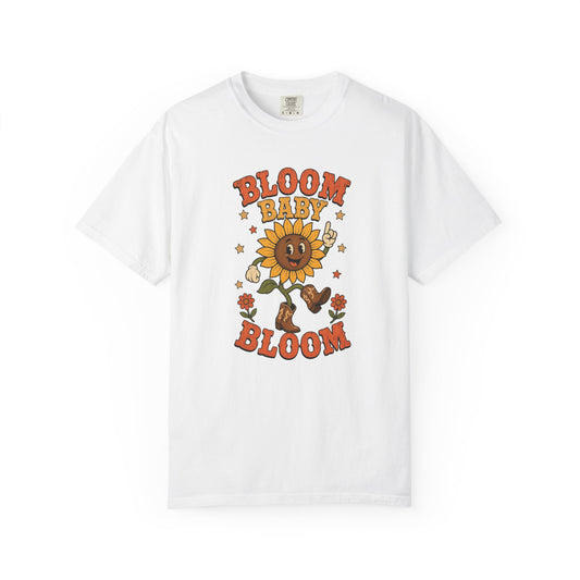 T-shirt rétro « Bloom Baby Bloom »