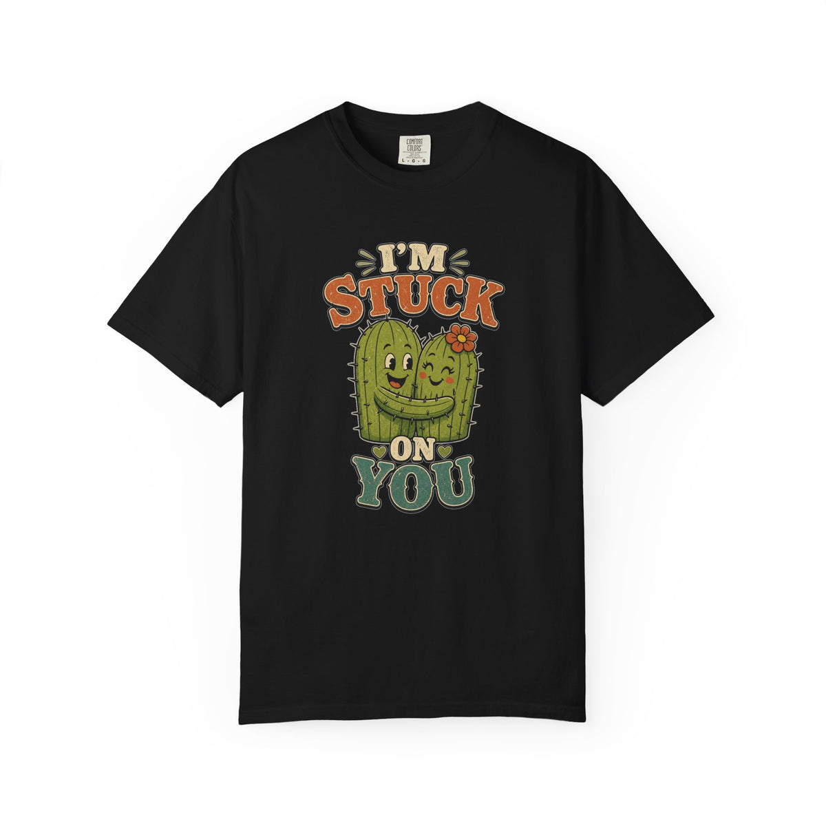 T-shirt rétro humour « I'm Stuck on You »