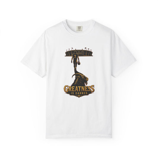 T-shirt soccer « Greatness Is Earned »