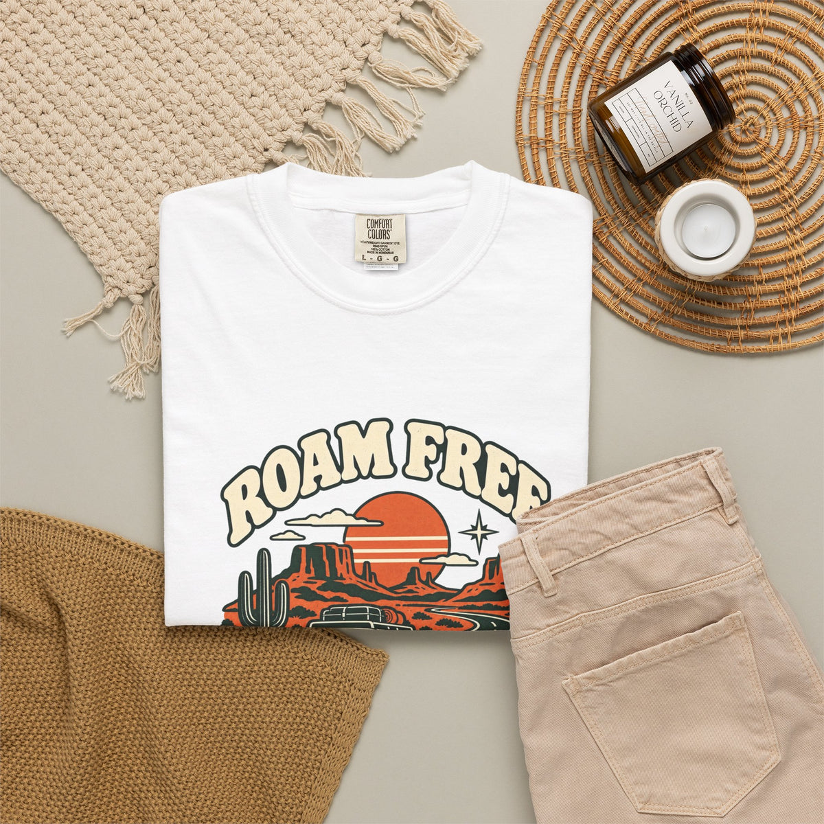 T-shirt plein air canadien « Roam Free »