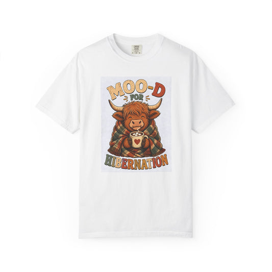 T-shirt rétro « Moo-d for Hibernation »