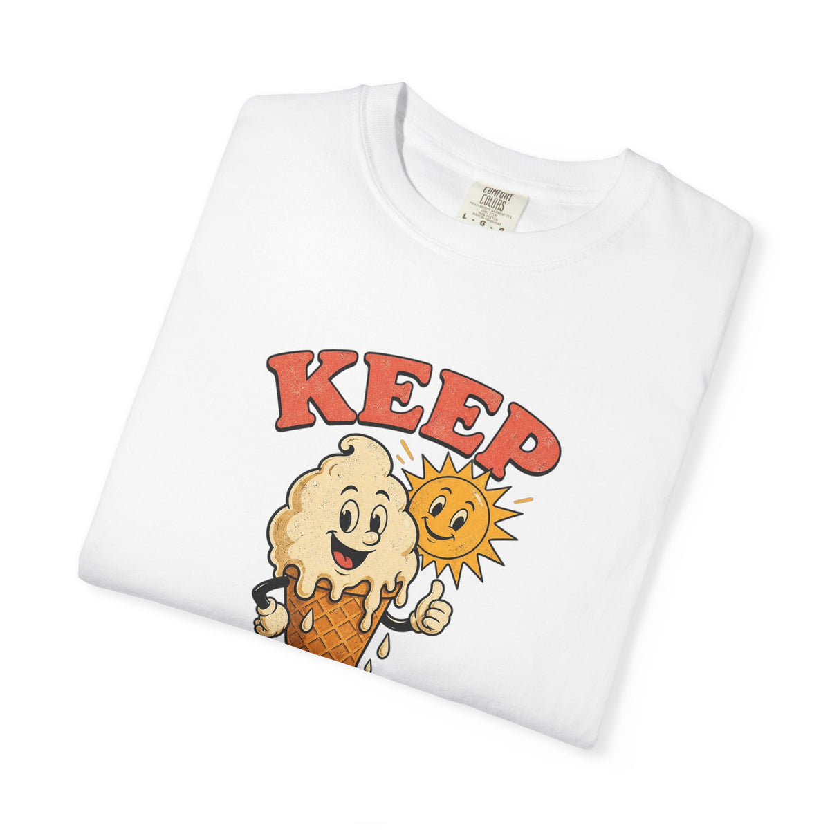 T-shirt rétro humour « Keep Your Cool »