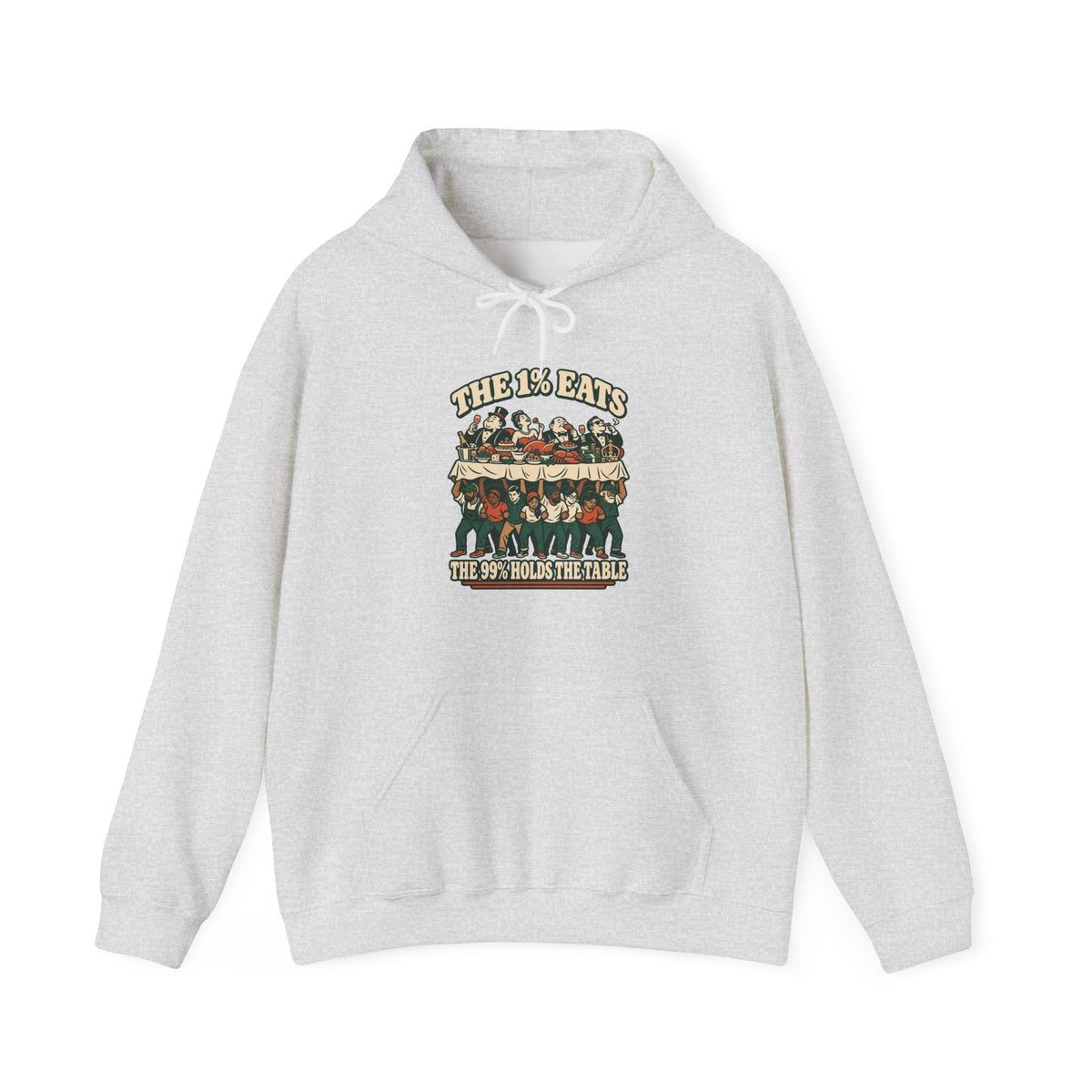 Hoodie message social « The 1% Eats »
