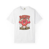 T-shirt rétro « Donut Give Up »
