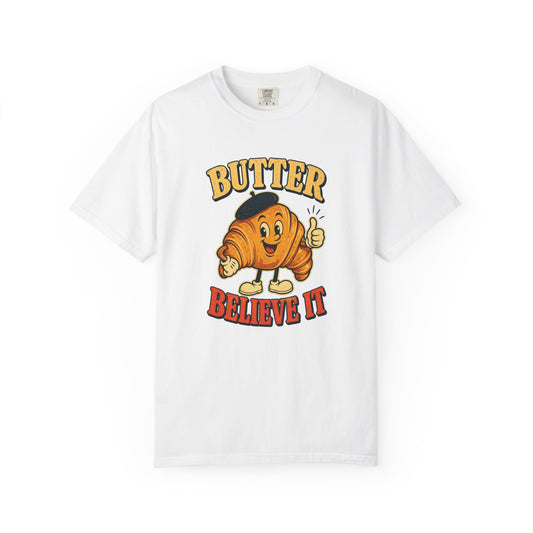 T-shirt rétro « Butter Believe It »