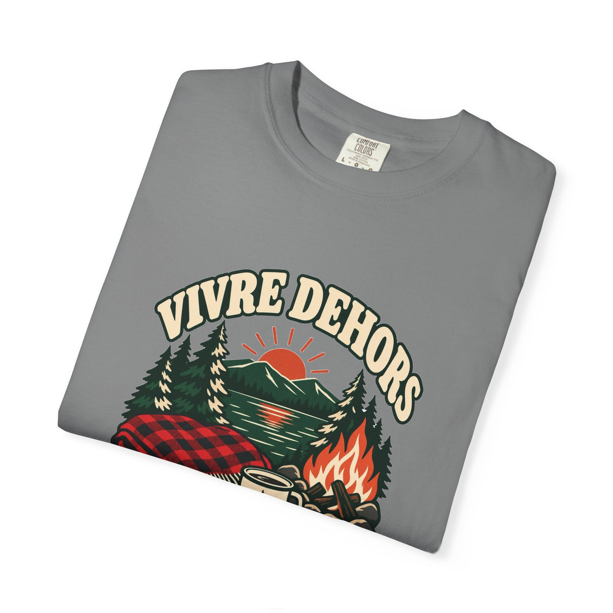 T-shirt plein air canadien « Vivre Dehors »