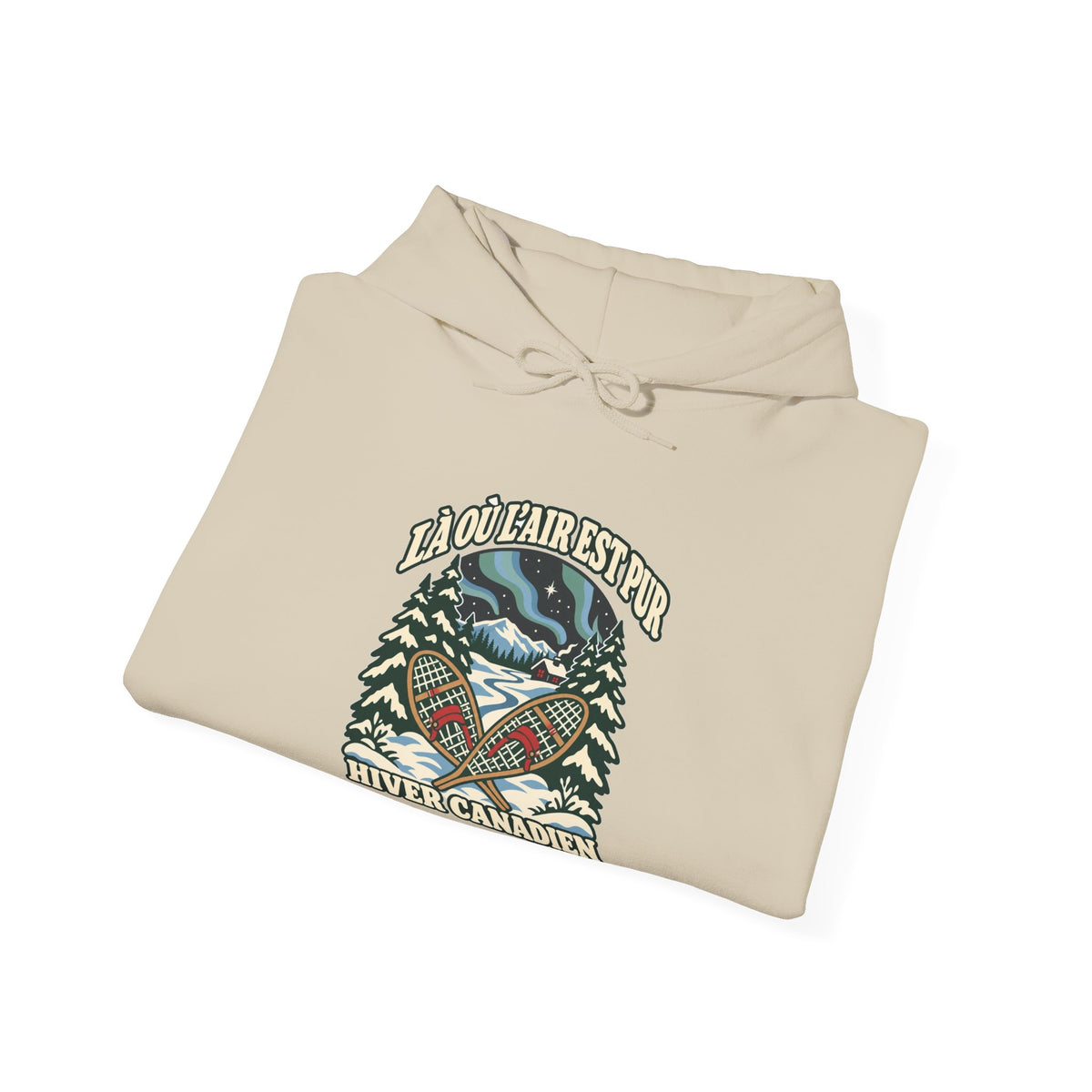 Hoodie plein air canadien « Hiver Canadien »