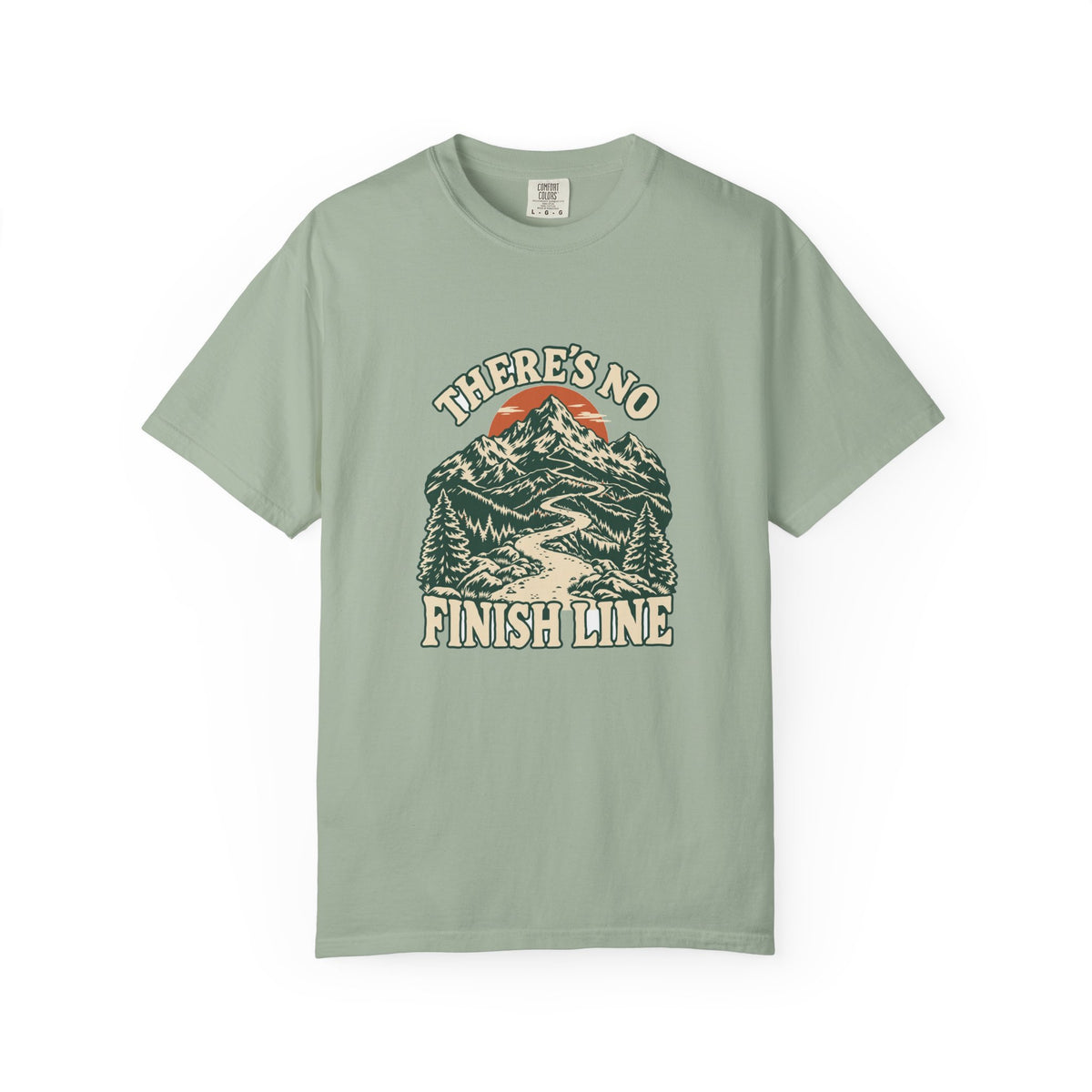 T-shirt course à pied rétro « Sentier de Montagne »