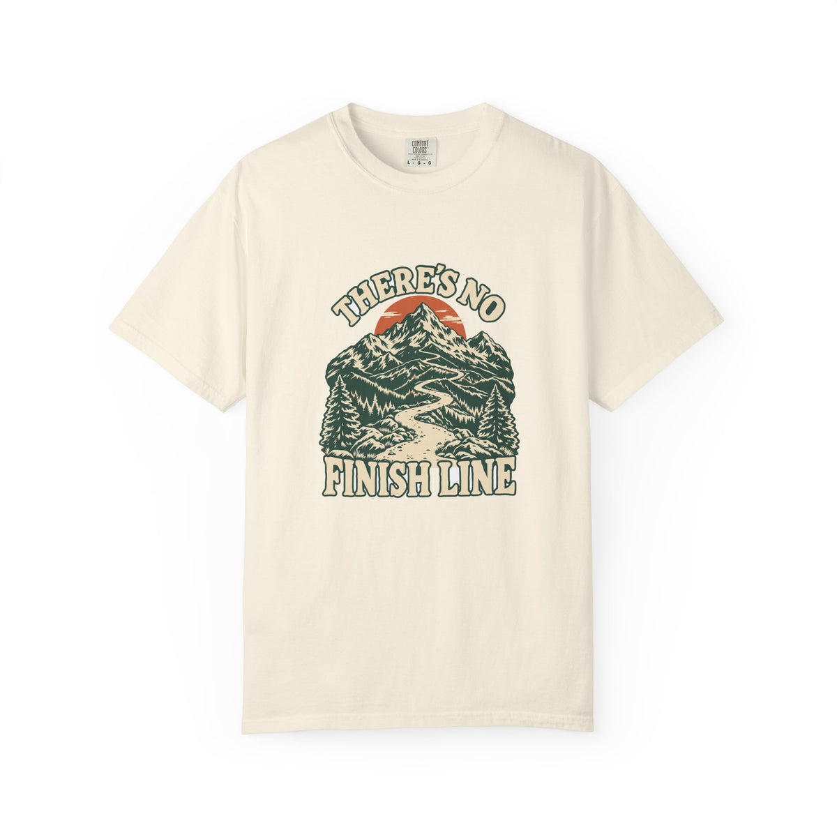 T-shirt course à pied rétro « Sentier de Montagne »